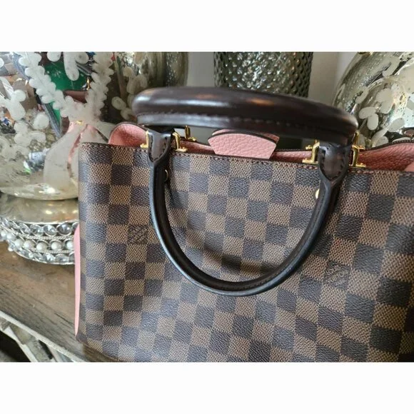 Pristine Authentic LV Magnolia Damier Ebene Brittany with Ballerina Pink - Picture 7 of 16